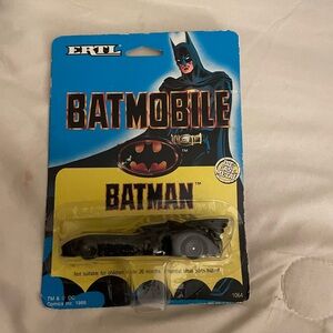 Black Batmobile Toy Car 1998 collectibles